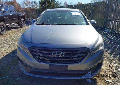 2015 Hyundai Sonata Sport из США, поврежденный, VIN 5NPE34AF8FH047859